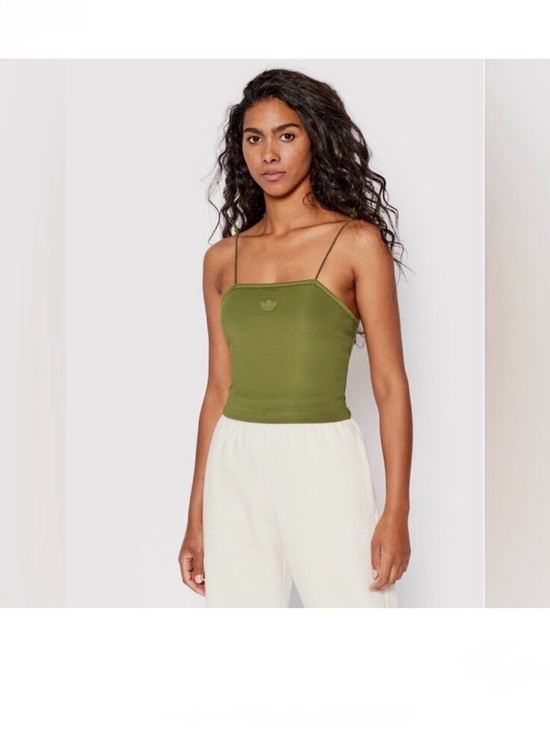 adidas Tops - Adidas Olive Crop Top